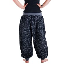 Vishes Haremshose Sommerhose unisize 32-42 schwarz