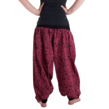 Vishes Haremshose Sommerhose unisize 32-42 dunkelrot