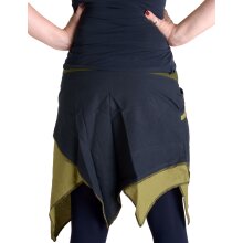 Vishes asymmetrischer Patchwork Rock olive 42