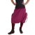 Vishes Haremshose Pluderhose Goa Hose dunkelrot 34/36