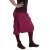 Vishes Haremshose Pluderhose Goa Hose dunkelrot 34/36