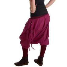 Vishes Haremshose Pluderhose Goa Hose dunkelrot 38