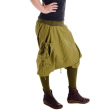 Vishes Haremshose Pluderhose Goa Hose olivegrün 40