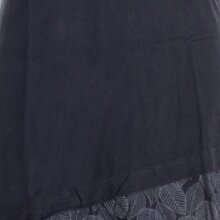 Vishes Asymmetrisches Baumwoll-, Zipfel-, Elfenkleid mit Zipfelkapuze Schwarz 38