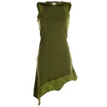 Vishes Asymmetrisches Baumwoll-, Zipfel-, Elfenkleid mit...