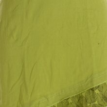 Vishes Asymmetrisches Baumwoll-, Zipfel-, Elfenkleid mit Zipfelkapuze hellgrün 38