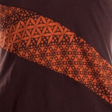 Vishes Sweater im Lagenlook mit Zipfelkapuze braun 36