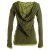 Vishes Sweater im Lagenlook mit Zipfelkapuze olive 36