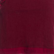 Vishes Einfarbiges Kleid mit extra langem Kapuzenkragen und Schnürungen dunkelrot 36