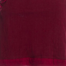 Vishes Einfarbiges Kleid mit extra langem Kapuzenkragen und Schnürungen dunkelrot 40