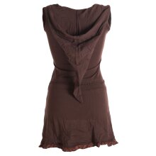 Vishes Asymmetrisches Lagenlook Baumwollkleid mit...