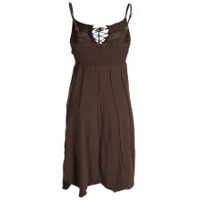 Vishes Leichtes Sommerkleid mit verstellbaren Trägern braun 46