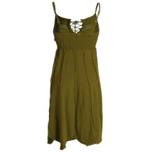 Vishes Leichtes Sommerkleid mit verstellbaren Trägern olive 46
