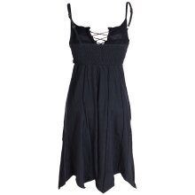Vishes Leichtes Sommerkleid mit verstellbaren Trägern schwarz 38