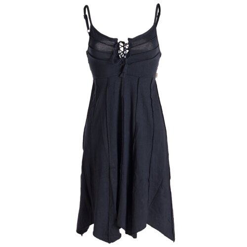 Vishes Leichtes Sommerkleid mit verstellbaren Trägern schwarz 44