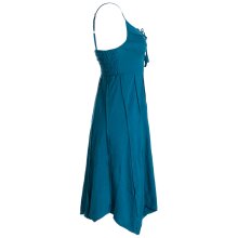 Vishes Leichtes Sommerkleid mit verstellbaren Trägern türkis 46