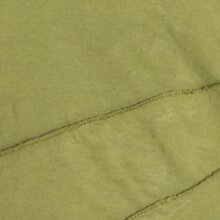 Vishes Trägerloses asymmetrisches Damen Bandeaukleid Mini Sommerkleid im Lagenlook aus leichtem Baumwolljersey olive 38