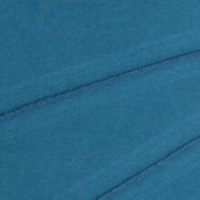 Vishes Trägerloses asymmetrisches Damen Bandeaukleid Mini Sommerkleid im Lagenlook aus leichtem Baumwolljersey türkis 42