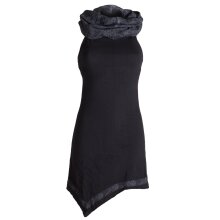 Vishes Neckholder Zipfelkleid mit Kapuzenkragen aus...