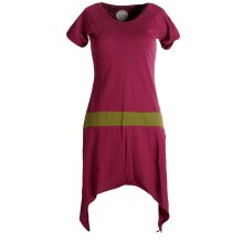 Vishes Einfaches Zipfelkleid mit kurzen Ärmeln aus...