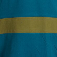 Vishes Einfaches Zipfelkleid mit kurzen Ärmeln aus Biobaumwolle türkis 32/34