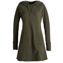 Vishes Langarm Winterkleid aus recyceltem Eco Fleece mit...