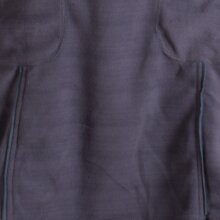 Vishes Langarm Winterkleid aus recyceltem Eco Fleece mit großer Zipfelkapuze grau 48