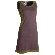 Vishes Ärmelloses Kleid aus Biobaumwolle mit geflochtenen Einsätzen braun 46