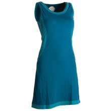 Vishes Ärmelloses Kleid aus Biobaumwolle mit geflochtenen Einsätzen türkis 40
