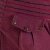 Vishes Pludrige Sommer Damen Chino Haremshose aus Baumwolle dunkelrot 32-34