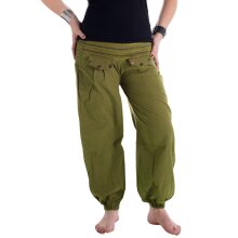 Vishes Pludrige Sommer Damen Chino Haremshose aus...