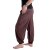 Vishes Pludrige Sommer Damen Chino Haremshose aus Baumwolle braun 32-34