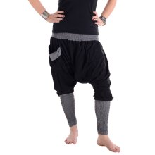 Vishes Unisex Baumwoll Haremshose mit engem, dehnbarem...