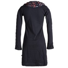 Vishes Langärmliges Blumenkleid aus Baumwolle mit...