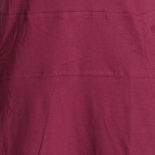 Vishes Einfaches armloses Kleid aus Biobaumwolle mit seitlichen Taschen dunkelrot 42