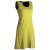 Vishes Einfaches armloses Kleid aus Biobaumwolle mit seitlichen Taschen hellgrün 38