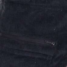 Vishes Gürteltasche mit Druckknöpfen zum Wenden aus Cord für Damen und Herren schwarz