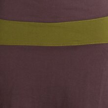 Vishes Ärmellose Tunika aus Biobaumwolle mit Wasserfallkragen braun 36