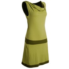 Vishes Ärmellose Tunika aus Biobaumwolle mit Wasserfallkragen hellgrün 44-46