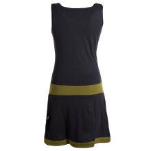 Vishes Ärmellose Tunika aus Biobaumwolle mit Wasserfallkragen schwarz 34-36