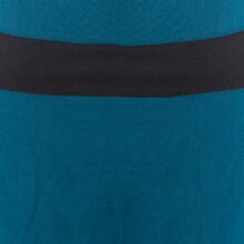 Vishes Ärmellose Tunika aus Biobaumwolle mit Wasserfallkragen türkis 34-36