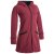 Vishes Warmer Wintermantel aus Eco Fleece mit Zipfelkapuze dunkelrot 46
