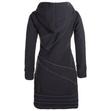 Vishes Langärmliges Patchwork Hoodie Eco Fleecekleid...