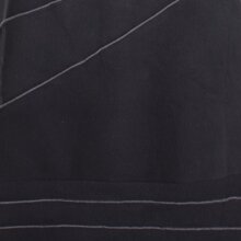 Vishes Langärmliges Patchwork Hoodie Eco Fleecekleid mit Daumenlöchern schwarz 46