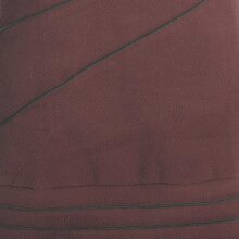 Vishes Langärmliges Patchwork Hoodie Eco Fleecekleid mit Daumenlöchern braun 44