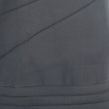 Vishes Langärmliges Patchwork Hoodie Eco Fleecekleid mit Daumenlöchern grau 36-38