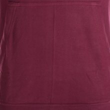 Vishes Herren Sweatshirt aus Baumwollfleece mit Kängurutasche und Kapuze dunkelrot 56