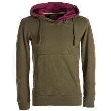 Vishes Herren Sweatshirt aus Baumwollfleece mit...