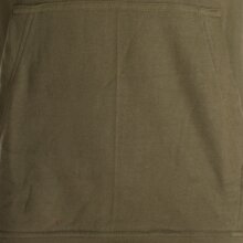 Vishes Herren Sweatshirt aus Baumwollfleece mit Kängurutasche und Kapuze olive 50-52