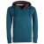 Vishes Herren Sweatshirt aus Baumwollfleece mit Kängurutasche und Kapuze türkis 46
